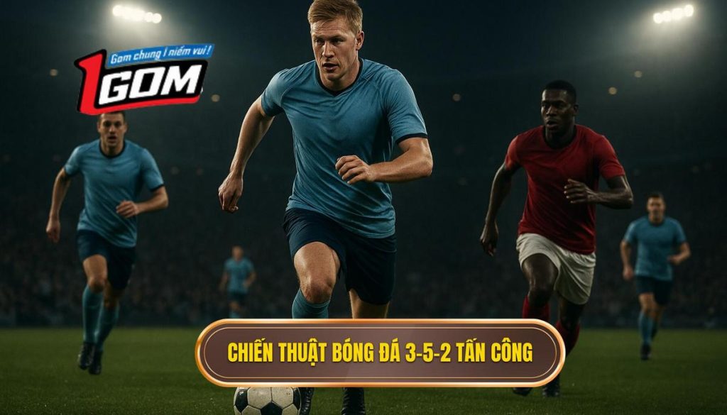 Chiến thuật bóng đá 3-5-2 tấn công
