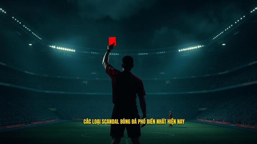 1. Các loại scandal bóng đá phổ biến nhất hiện nay