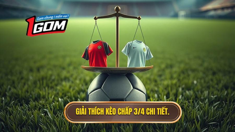 1. Giải thích kèo chấp 3_4 chi tiết.