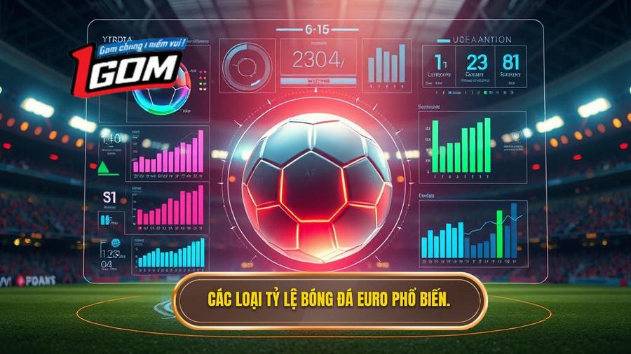 2. Các loại tỷ lệ bóng đá Euro phổ biến.