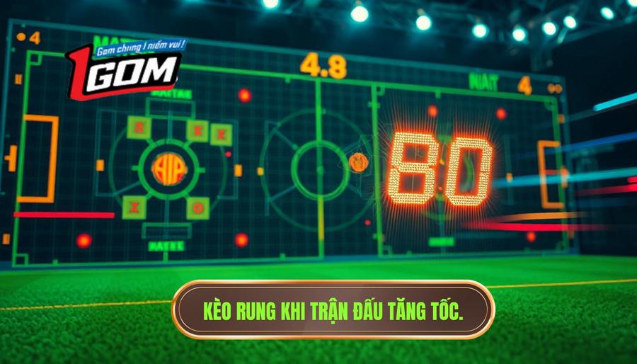 Kèo rung khi trận đấu tăng tốc