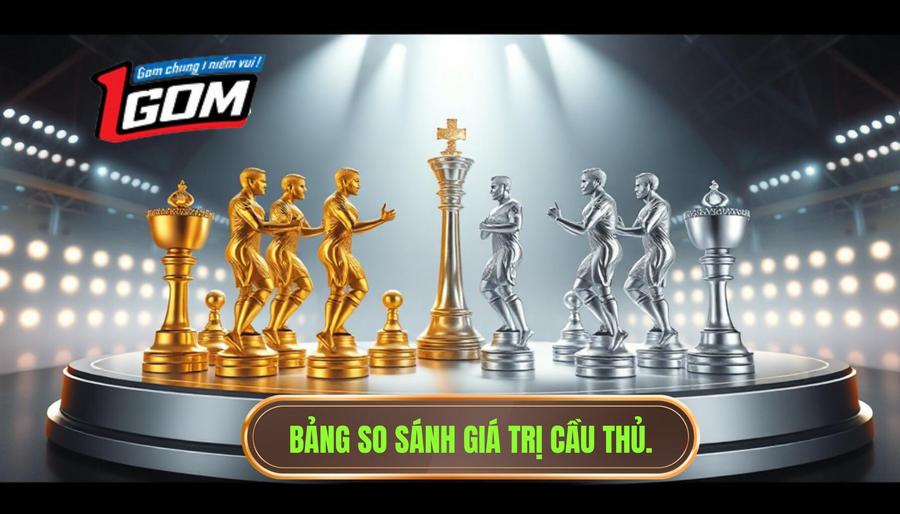 3. Bảng so sánh giá trị cầu thủ.
